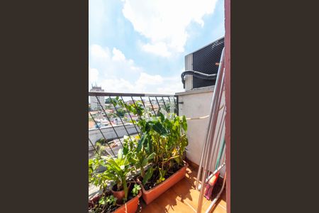 Varanda da Sala de apartamento à venda com 2 quartos, 59m² em Vila Taquari, São Paulo