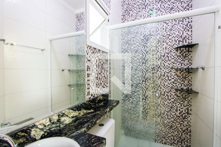 Banheiro de apartamento à venda com 2 quartos, 80m² em Jardim Ipanema, Santo André