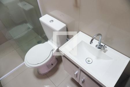 Banheiro de apartamento à venda com 1 quarto, 36m² em Vila Esperança, São Paulo