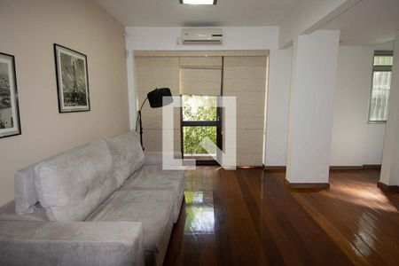 Sala de apartamento à venda com 3 quartos, 130m² em Humaitá, Rio de Janeiro