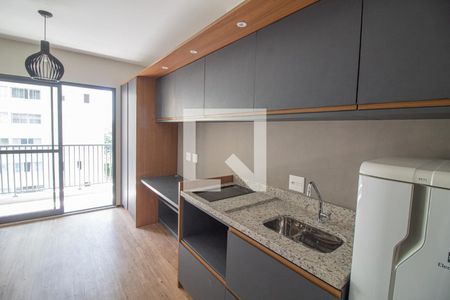 Cozinha de kitnet/studio à venda com 1 quarto, 22m² em Jardim das Acácias, São Paulo