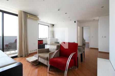 Sala de apartamento para alugar com 2 quartos, 75m² em Itaim Bibi, São Paulo