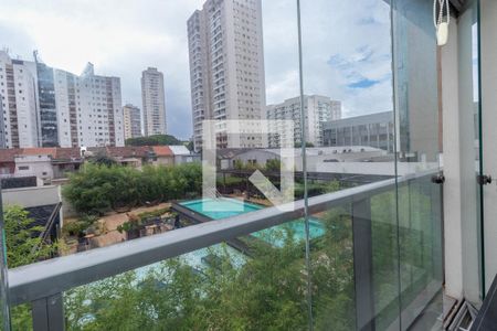 Varanda da Sala de apartamento para alugar com 1 quarto, 52m² em Barra Funda, São Paulo