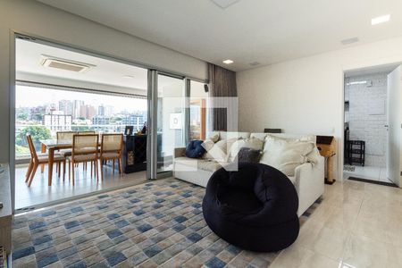 Sala de apartamento para alugar com 3 quartos, 121m² em Pinheiros, São Paulo