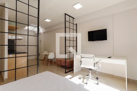 Sala/Quarto de kitnet/studio para alugar com 1 quarto, 36m² em Santa Cecília, São Paulo