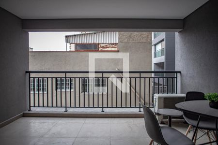 Studio à venda com 33m², 1 quarto e sem vagaVaranda