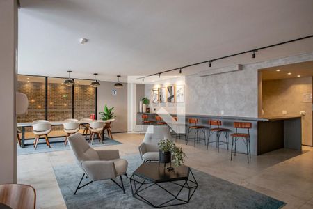 Studio à venda com 33m², 1 quarto e sem vagaÁrea comum - Churrasqueira