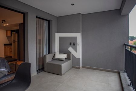 Studio à venda com 33m², 1 quarto e sem vagaVaranda