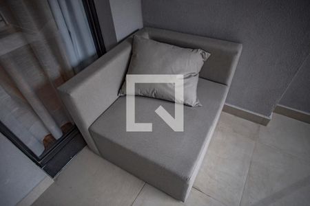 Studio à venda com 33m², 1 quarto e sem vagaVaranda - Detalhe