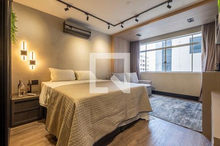 Sala/Quarto de apartamento para alugar com 1 quarto, 30m² em Cerqueira César, São Paulo