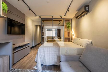 Sala/Quarto de apartamento para alugar com 1 quarto, 30m² em Cerqueira César, São Paulo
