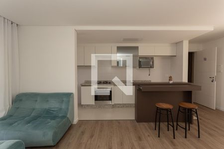 Sala/Cozinha de apartamento para alugar com 2 quartos, 86m² em Mercês, Curitiba