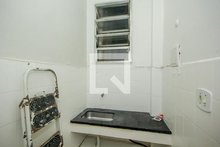 cozinha  de kitnet/studio para alugar com 1 quarto, 30m² em Copacabana, Rio de Janeiro