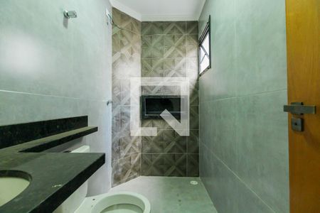 Banheiro da Suíte 1 de casa à venda com 3 quartos, 225m² em Jardim Textil, São Paulo
