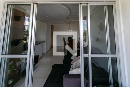 Varanda da Sala de apartamento à venda com 3 quartos, 110m² em Liberdade, Belo Horizonte