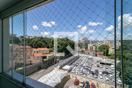 Varanda da Sala de apartamento à venda com 3 quartos, 110m² em Liberdade, Belo Horizonte