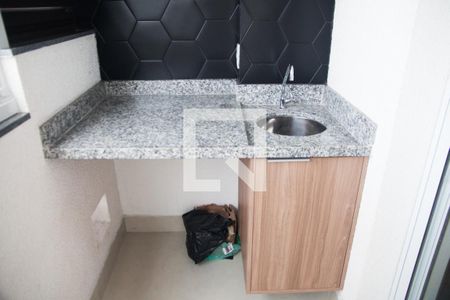 Detalhe Varanda de apartamento para alugar com 1 quarto, 33m² em Bela Vista, São Paulo
