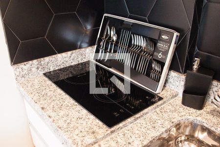 Apartamento para alugar com 33m², 1 quarto e sem vagaDetalhe cozinha
