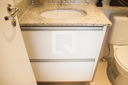 Apartamento para alugar com 33m², 1 quarto e sem vagaDetalhe banheiro