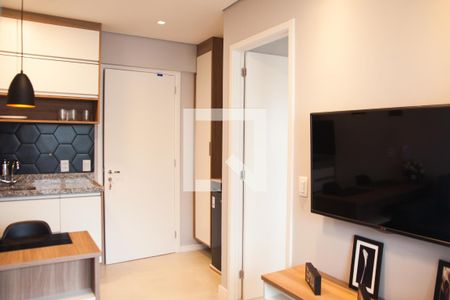 Cozinha de apartamento para alugar com 1 quarto, 33m² em Bela Vista, São Paulo