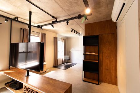 Sala de Estar de apartamento para alugar com 2 quartos, 70m² em Carandiru, São Paulo