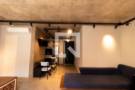 Sala de Estar de apartamento para alugar com 2 quartos, 70m² em Carandiru, São Paulo
