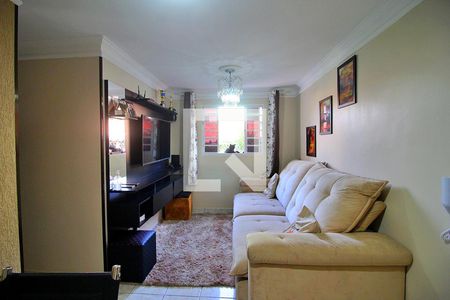 Sala de apartamento à venda com 2 quartos, 45m² em Vila Sacadura Cabral, Santo André