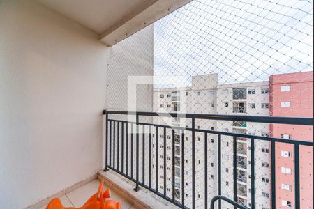 Varanda da Sala de apartamento à venda com 3 quartos, 62m² em Jardim Jamaica, Santo André