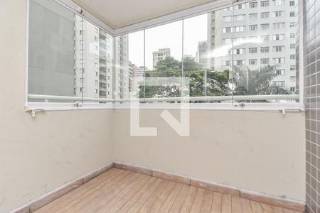 Varanda de apartamento à venda com 1 quarto, 40m² em Vila Buarque, São Paulo