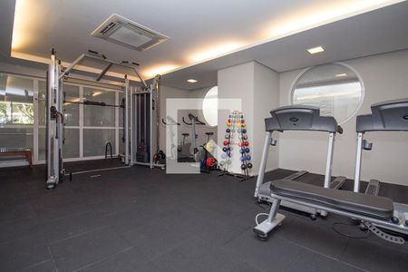 Área comum - Academia de apartamento para alugar com 2 quartos, 58m² em Barra Funda, São Paulo