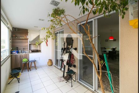 Varanda da Sala de apartamento à venda com 3 quartos, 103m² em Vila Suzana, São Paulo