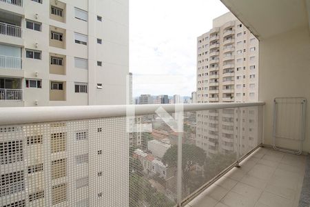 Varanda da Sala de apartamento para alugar com 1 quarto, 44m² em Barra Funda, São Paulo