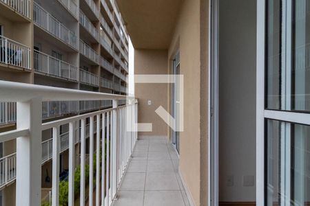 Apartamento para alugar com 32m², 1 quarto e sem vagaVaranda do Quarto e Sala
