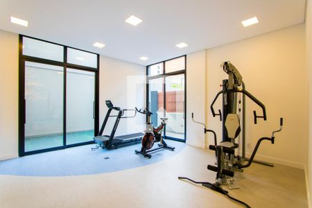 Apartamento para alugar com 44m², 1 quarto e 1 vaga Apartamento para alugar com 44m², 1 quarto e 1 vagaÁrea comum - Academia