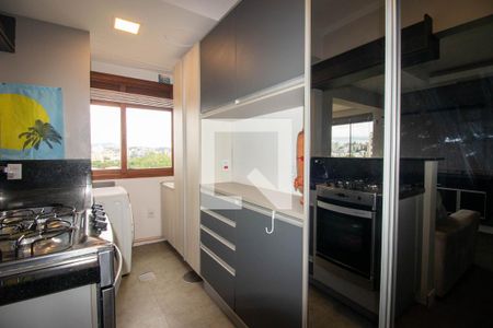 Cozinha e Área de Serviço de apartamento à venda com 1 quarto, 50m² em Santa Cecília, Porto Alegre