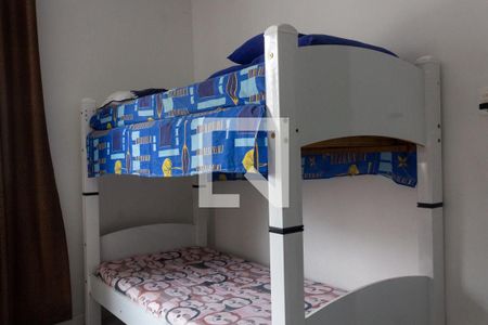 Detalhe sala/quarto de apartamento para alugar com 1 quarto, 50m² em Boqueirão, Praia Grande