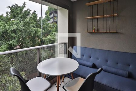 Varanda de kitnet/studio para alugar com 1 quarto, 26m² em Sumarezinho, São Paulo