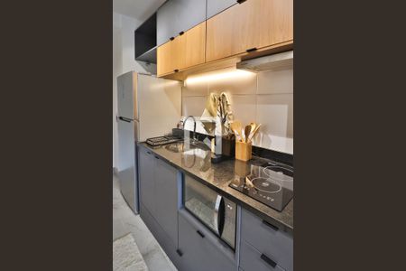 Studio para alugar com 26m², 1 quarto e sem vaga Studio para alugar com 26m², 1 quarto e sem vagaCozinha