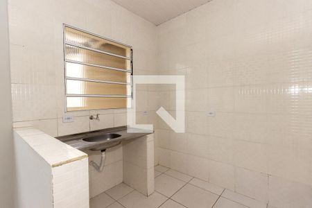 Cozinha de casa para alugar com 1 quarto, 33m² em Parque Maria Helena, Suzano