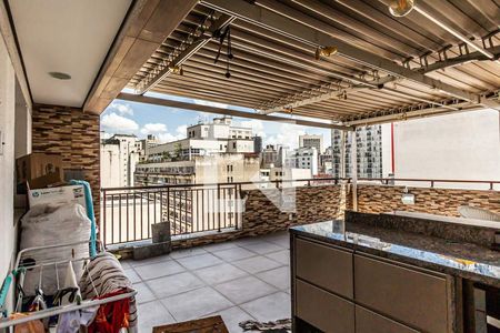 Varanda de apartamento para alugar com 1 quarto, 84m² em Centro Histórico de São Paulo, São Paulo