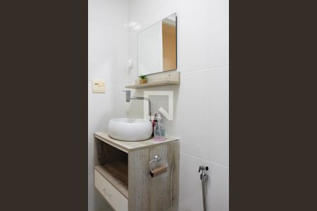 Banheiro da Suíte de apartamento para alugar com 1 quarto, 37m² em Cocotá, Rio de Janeiro