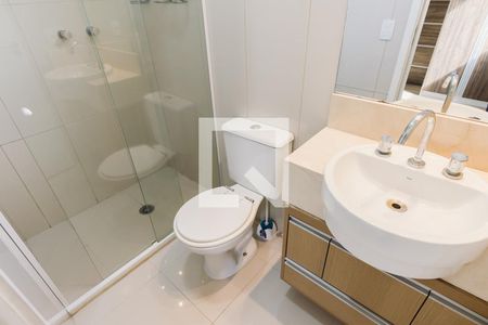 Banheiro da Suíte 1 de apartamento à venda com 2 quartos, 61m² em Barra Funda, São Paulo