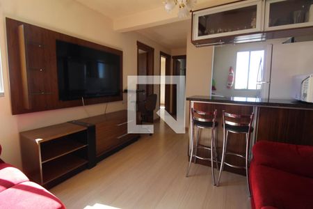 Sala de Estar de apartamento à venda com 2 quartos, 43m² em Rio Branco, Canoas