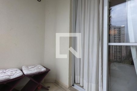 Varanda da Sala de apartamento à venda com 2 quartos, 56m² em Parque Reboucas, São Paulo