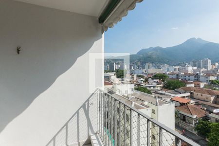 Varanda da Sala de apartamento para alugar com 1 quarto, 52m² em Vila Isabel, Rio de Janeiro