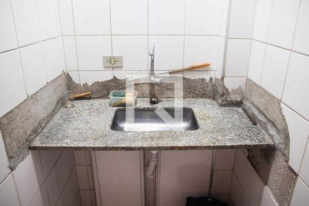 Studio à venda com 38m², 1 quarto e sem vagaDetalhe cozinha