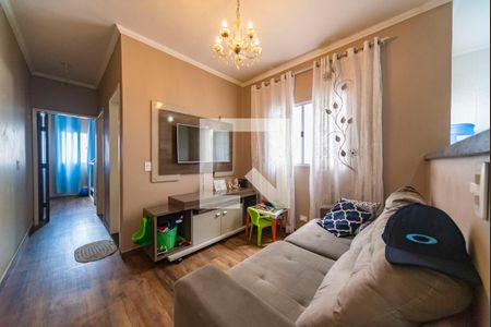 Sala de apartamento à venda com 2 quartos, 110m² em Vila Tibiriçá, Santo André