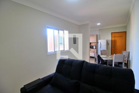 Sala de apartamento para alugar com 2 quartos, 60m² em Vila Valparaíso, Santo André