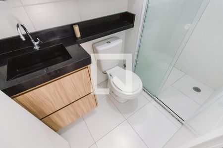 Apartamento para alugar com 28m², 1 quarto e sem vaga Apartamento para alugar com 28m², 1 quarto e sem vagaBanheiro da Suíte