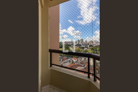Varanda da Sala de apartamento para alugar com 3 quartos, 82m² em Vila Valparaiso, Santo André
